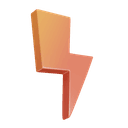 lightning icon from 3dicons.co